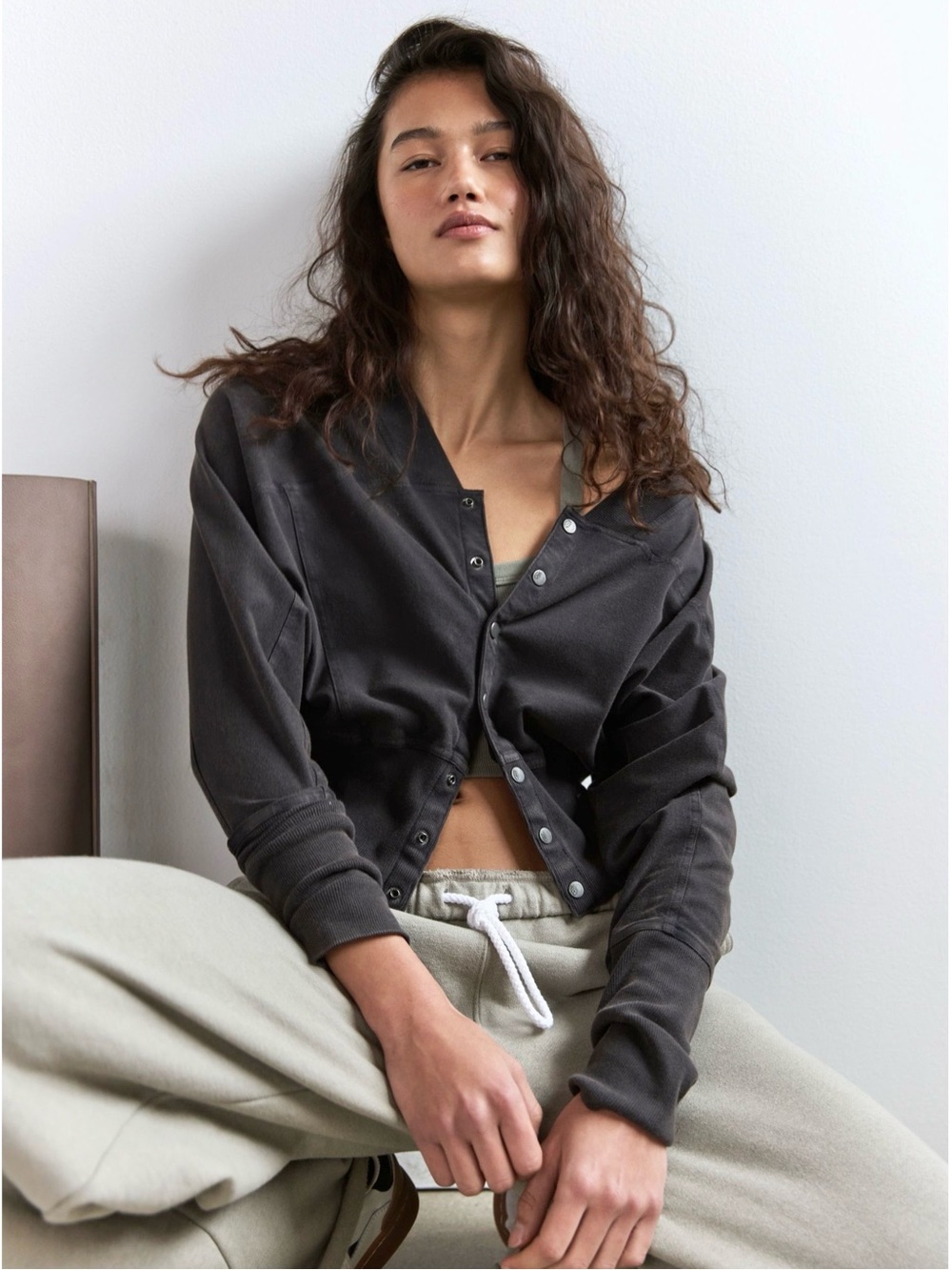 NEW FP Movement Hot Shot Cardigan in Black